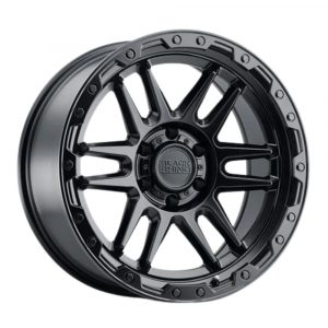 BLACK RHINO APACHE MATTE BLACK/BLACK BOLTS 17X8.5 6X114.3/00