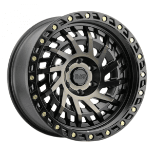 BLACK RHINO SHREDDER MATTE BLACK DARK 20X9.5 6X139.7/-12