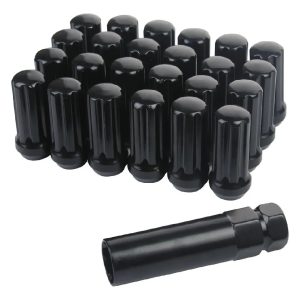 SET 24 TUERCAS + LLAVE DE SEGURIDAD NEGRO