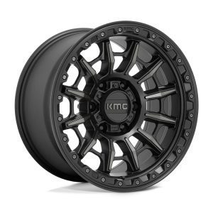 KMC KM547 CARNAGE SATIN BLACK W/GRAY TINT 17X9.0 6X139.7/00