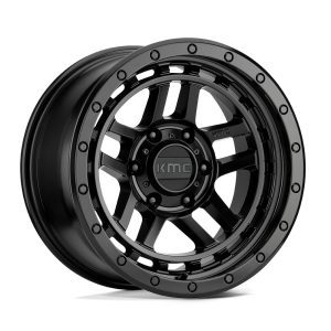 KMC RECON SATIN BLACK 17X9.0 6X139.7/-12