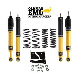 KIT SUSPENSION -LEVANTA DE 0 A 2"- NISSAN NP300 / NEW NAVARA 2016+ NITROCHARGER PLUS OLD MAN EMU